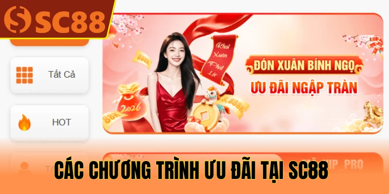 Các chương trình ưu đãi tại SC88