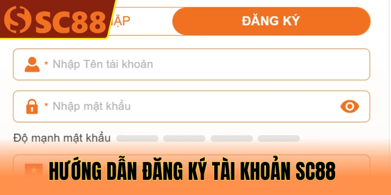 Hướng dẫn đăng ký tài khoản SC88